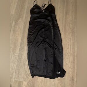 Wild‎ Fable Black silk Dress